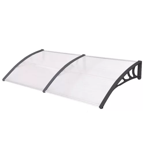 Timeless Tools Műanyag előtető több méretben és színben-240x90 cm-fekete