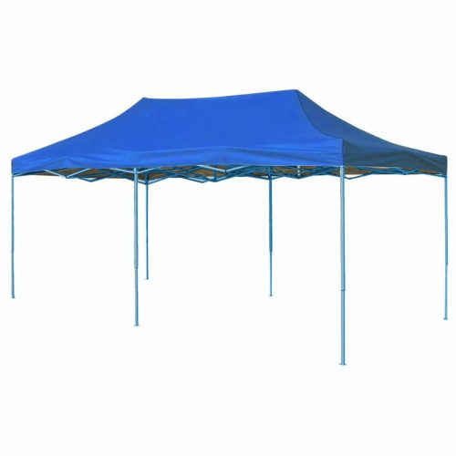 Timeless Tools Összecsukható kerti pavilon több típusban-3x6 méteres-kék-pavilon