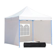   Timeless Tools Összecsukható kerti pavilon több típusban-3x3 méteres-fehér-pavilon+oldalfal+hordtáska