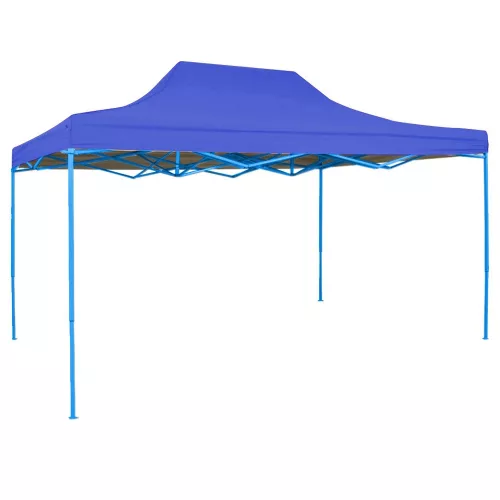Timeless Tools Összecsukható kerti pavilon több típusban-3x4,5 méteres-kék-pavilon+hordtáska