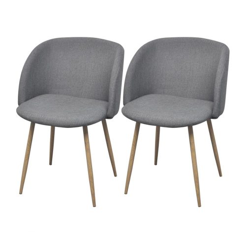 Timeless Tools Betti kárpitozott szék, 2 db -szürke