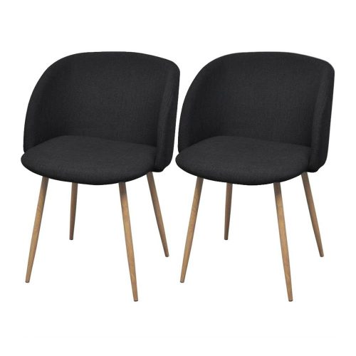 Timeless Tools Betti kárpitozott szék, 2 db -fekete