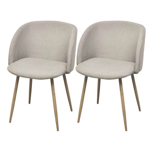 Timeless Tools Betti kárpitozott szék, 2 db -bézs