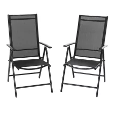 Timeless Tools Összecsukható alumínium kerti szék, 2db