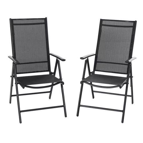 Timeless Tools Összecsukható alumínium kerti szék, 2db