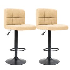 Timeless Tools Szövet borítású bárszék, 2 db, bézs