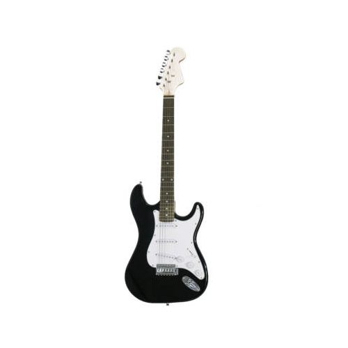Elektromos gitár szett kezdőknek, ajándék erősítővel - fekete-fehér