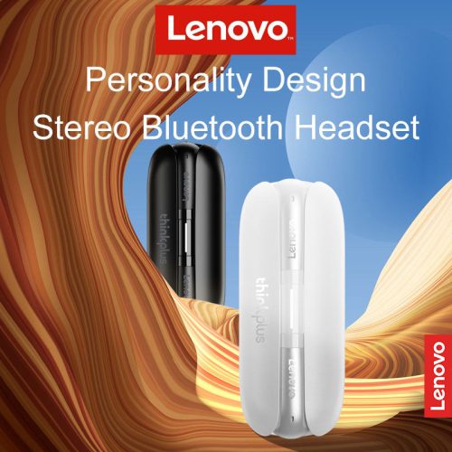 Lenovo TW60 B TWS Bluetooth 5.3 Vezeték Nélküli Fülhallgató Töltőtokkal, Fehér