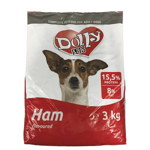-Dolly Dog Száraz Kutyaeledel Sonkás 3kg