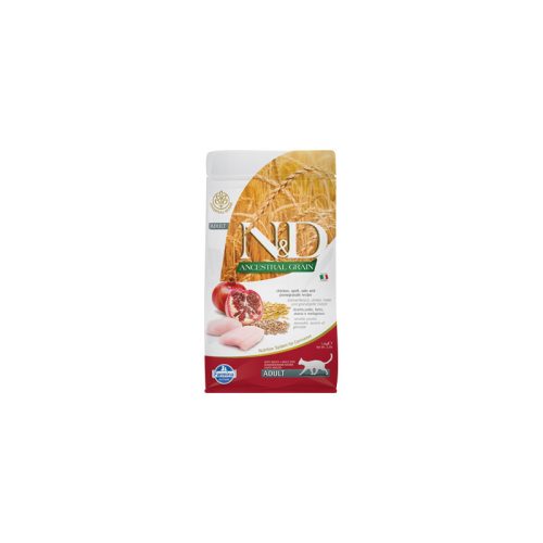 -N&D Ancestral Grain Cat csirke, tönköly, zab&gránátalma adult 1,5kg