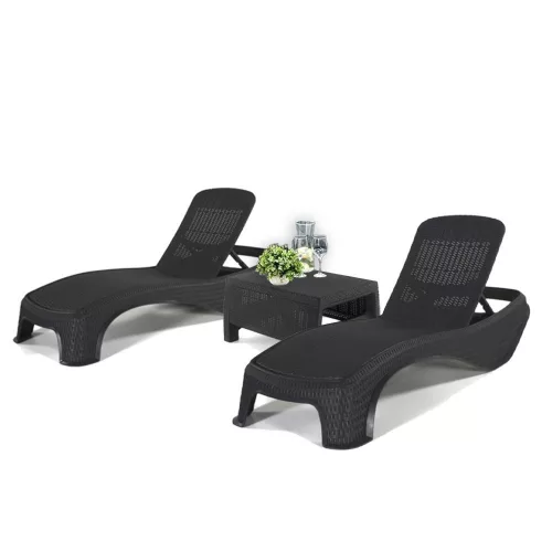 Atlantic duo kerti nyugágy set Corfu asztallal