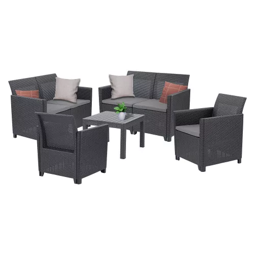 Claire VI 6 személyes kerti bútor garnitúra orlando asztallal