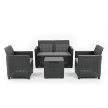   Claire IV 4 személyes kerti bútor garnitúra vigo tárolós asztallal