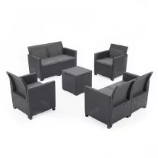   Claire IV 6 személyes kerti bútor garnitúra vigo tárolós asztallal