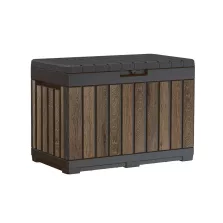 Decocoat kentwood műanyag kerti tároló 190l