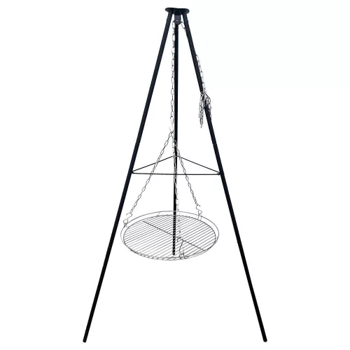 MIR-HP48 Acél függesztett grillrács háromlábbal 51 cm