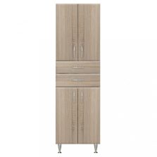   Bianca Plus 60 magas szekrény 4 ajtóval, 2 fiókkal, sonoma tölgy színben