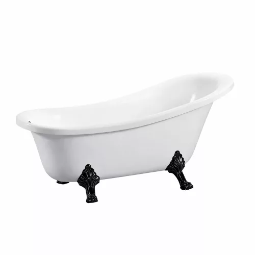 Clark szabadon álló fürdőkád fém lábakkal