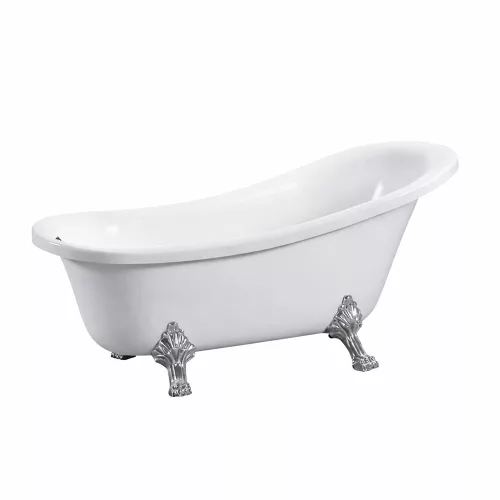 Clark szabadon álló fürdőkád fém lábakkal