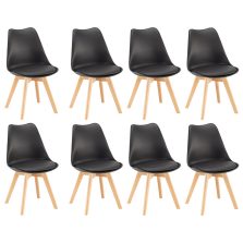 Silla étkezőszék 8 db fekete színben
