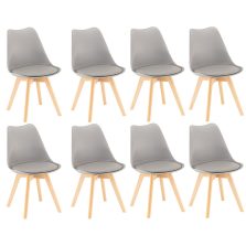 Silla étkezőszék 8 db szürke színben