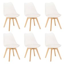Silla étkezőszék 6 db fehér színben