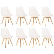 Silla étkezőszék 8 db fehér színben