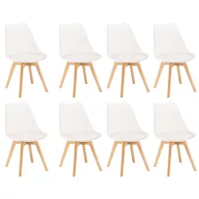 Silla étkezőszék 8 db fehér színben