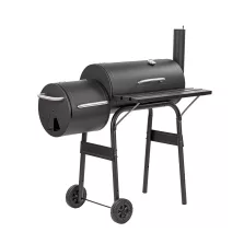 Faszenes kerti grillsütő füstölővel