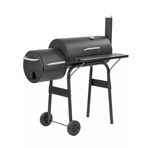 Faszenes kerti grillsütő füstölővel