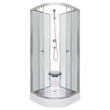 Evora White 90 hátfalas zuhanykabin zuhanytálcával