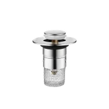 Lefolyódugó szűrővel rozsdamentes acél 60 mm