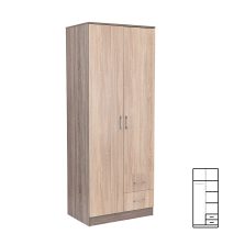 Miami gardróbszekrény 80x205 cm sonoma tölgy-yorki tölgy