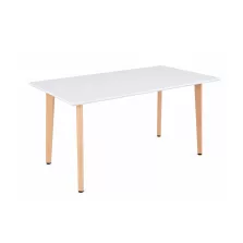 Silla 120 cm szögletes étkezőasztal fehér