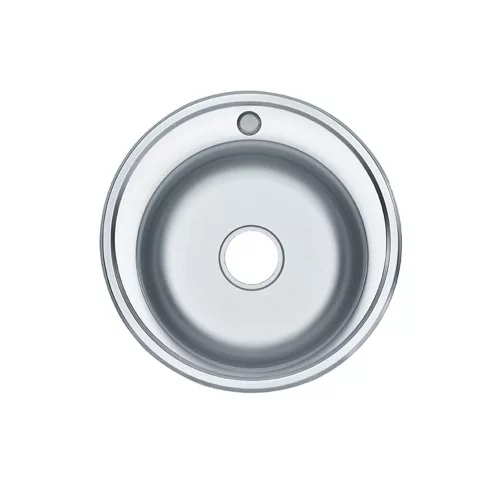 Teur kerek egy medencés rozsdamentes mosogató