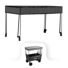 Strandkocsi prémium tető szürke