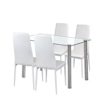 Nolen 4+1 étkező garnitúra fehér