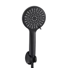 Lili 5 funkciós kézizuhany tömlővel tartóval fekete