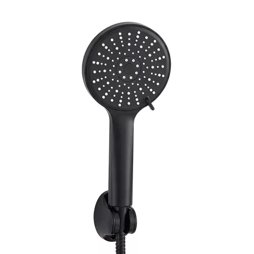Lili 5 funkciós kézizuhany tömlővel tartóval fekete