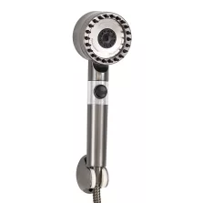 Kori 3 funkciós kézizuhany tömlővel tartóval szürke