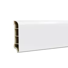 Vinyl SPC padlószegély Snow white 2400x60x12 mm