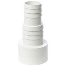   Tömlőcsatlakozó, 1.5" - os, ragasztható, D32 / 38 mm-es gégecsövekhez, 1 db / csomag