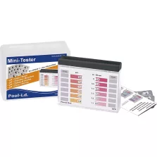   Medence vízelemző, Pooltester PTM100, fehér, tablettás, pH mérés, klór mérés, bróm mérés