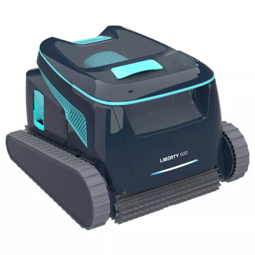 Medencetisztító robot, Dolphin Liberty 600 EU Dark, fekete, akkumulátoros, vezeték nélküli, automata, padló és fal tisztítás, vízvonal tisztítás