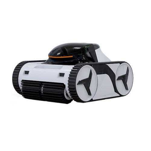 Medencetisztító robot, Fairland Warrior X60, fekete, akkumulátoros, vezeték nélküli, automata, padló és fal tisztítás, vízvonal tisztítás