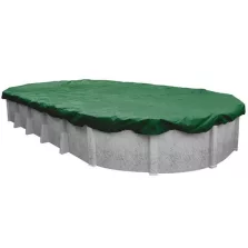   Medence téli védőtakaró, Supreme PE, 3,6 x 5,4 m, UV álló, 150 mikron, ovális, laminált polietilén