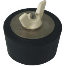   Medence téliesítő gumidugó, Basic, 2" (53/63), gumi, pillangócsavaros