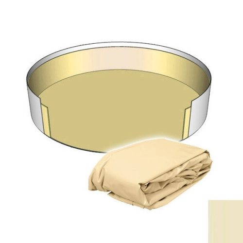 Medence belső fólia, Ibiza, homok színű, 5,00 x 1,50 m, UV álló, 0,80 mm, kör alakú medencéhez