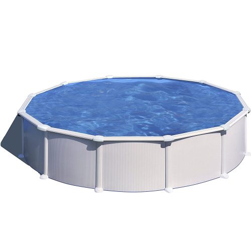 Gre fémpalástos medence szett, vízforgatóval és létrával, D550 x 132 cm