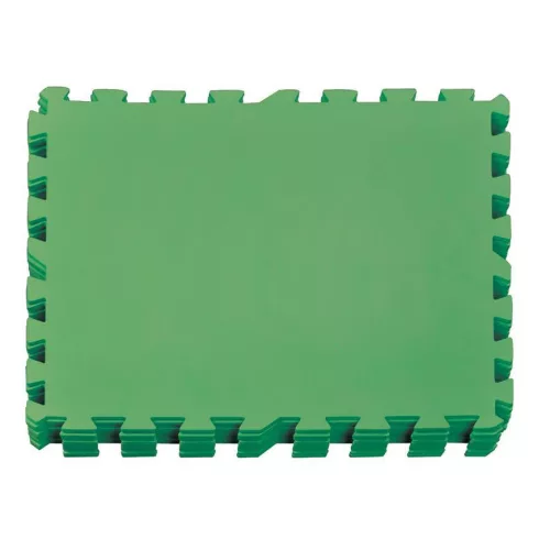 EVA medence szőnyeg, 500 x 500 x 4 mm, zöld, 9 db